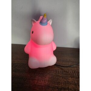 Unicorn Night Light Soft Touch Silicone Sensor LED Sleep Lamp w USB Micro cord